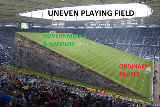 uneven playing field picture