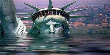 statue of liberty drowning