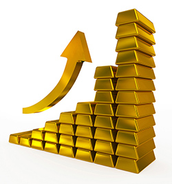 gold price climbing