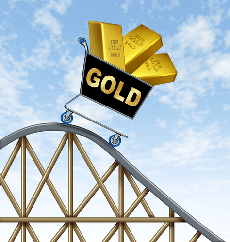 gold roller coaster